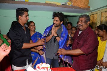 Allu Arjun at Mega Fans President House